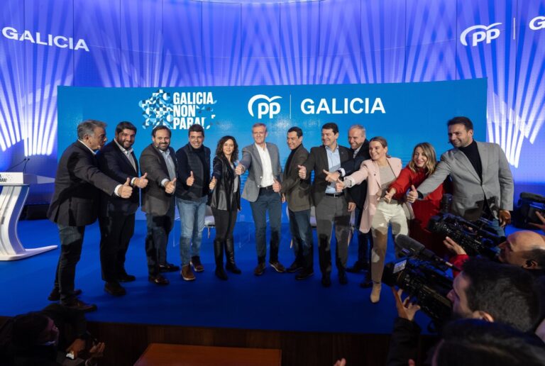 Prohens apoya a Rueda en Galicia y confía en que juntos van a «seguir defendiendo la autonomía de las comunidades»