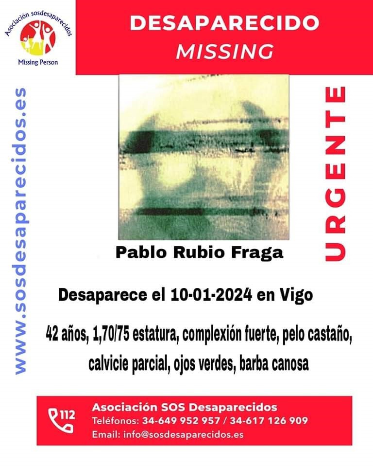 Buscan a un hombre desaparecido el pasado miércoles en Vigo