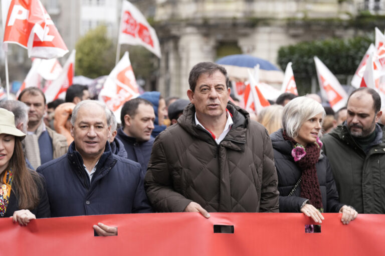 El PSdeG asegura que la manifestación del domingo en Santiago fue «un grito contra la manipulación» del PPdeG