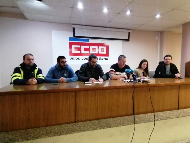 El comité de Navantia Ferrol asegura que están «al 25% de ocupación» de su capacidad