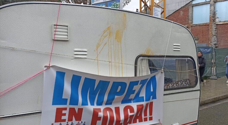 La CIG denuncia un ataque con huevos a la caravana de las trabajadoras de la limpieza de Lugo