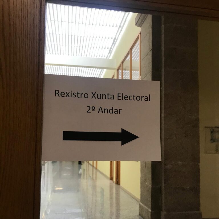 18F.-La junta electoral vio «clara intencionalidad electoral» en unas pancartas del BNG denunciadas por PP y las retiran