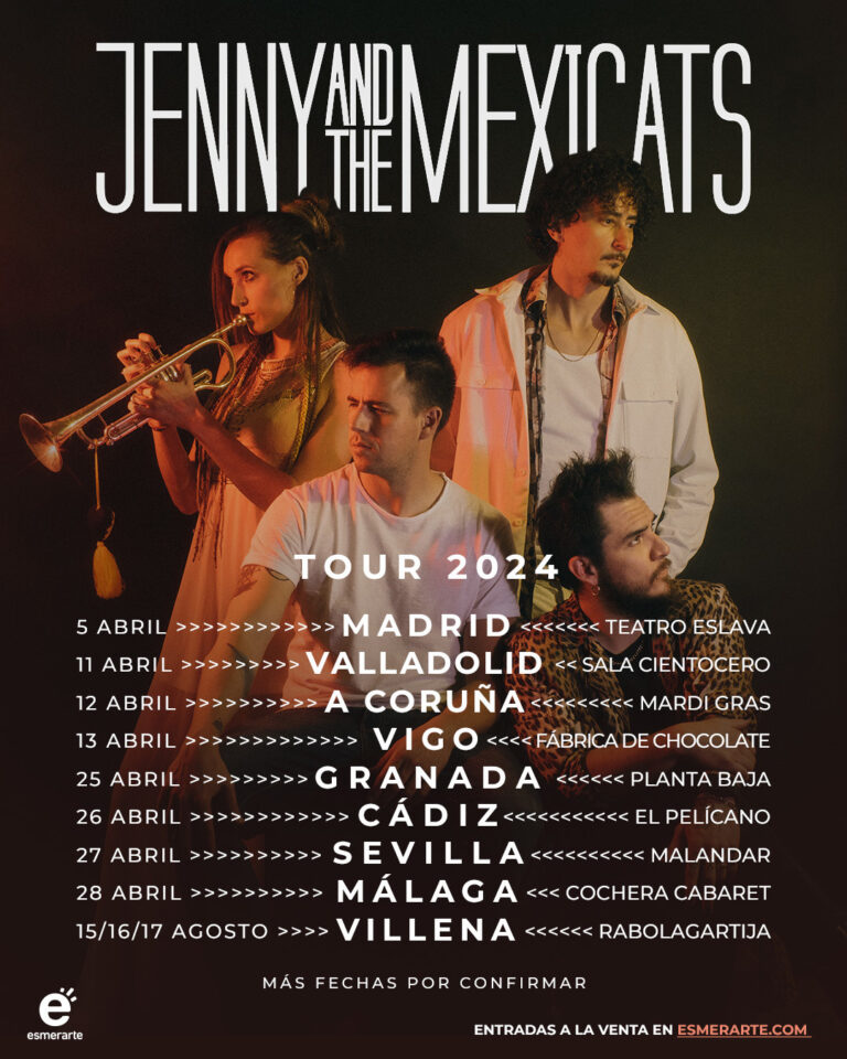 Jenny and The Mexicats actuará en A Coruña y Vigo en abril