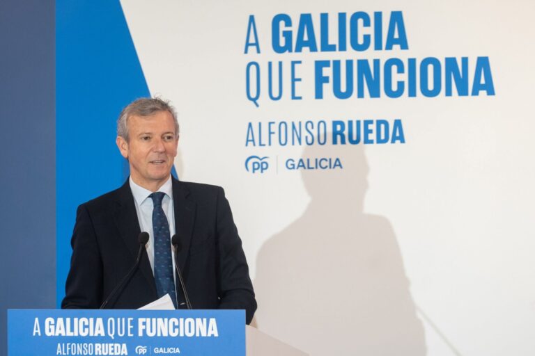 18F.- Rueda subraya la necesidad de «una mayoría» del PP para que Galicia no siga el ejemplo de Cataluña