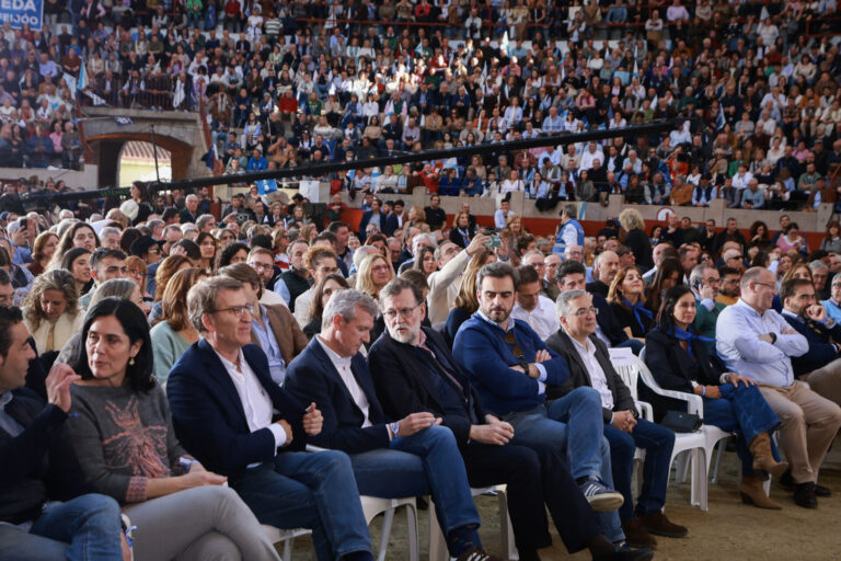 (AM)18F.- Rajoy y Feijóo se unen para apoyar a Rueda y evitar gobernantes como Sánchez o «un Puigdemont con otro nombre»