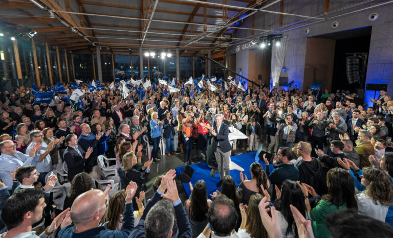 18F.- Rueda pide unir el voto en el PP y apunta a votantes del PSOE que no quieren «separatismo»: «¡Qué sean valientes!»