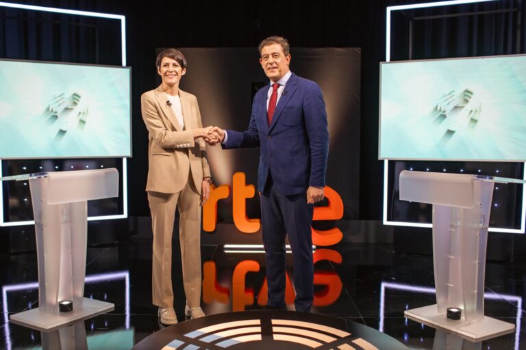 18F.-El debate de Pontón y Besteiro en RTVE, líder de audiencia en Galicia con un 17,4% y a seis décimas del de TVG