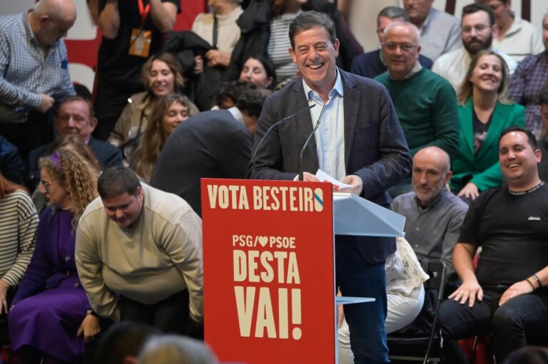 (AM)18F.- Besteiro dice que el «voto útil es al PSdeG» y proclama: «Quedan 3 días para despertar en una nueva Galicia»