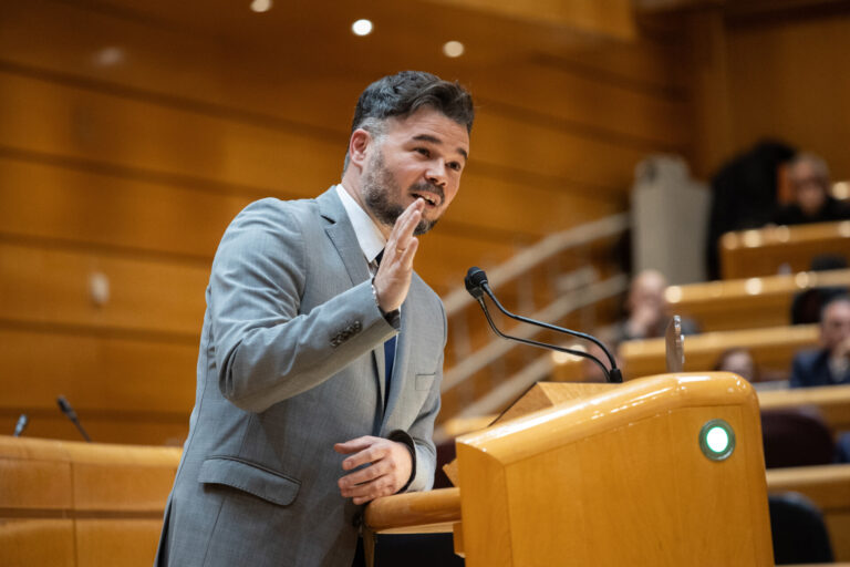 18F.- Rufián (ERC) celebra el resultado «extraordinario e inspirador» del BNG frente a la «compra de voluntades» del PP
