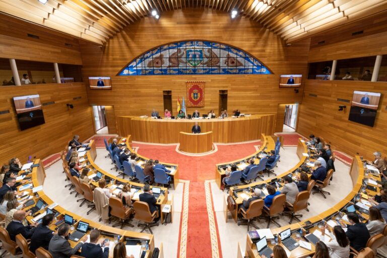 18F.- El Parlamento gallego vuelve a tener cuatro fuerzas al sumarse Democracia Ourensana a PP, BNG y PSdeG