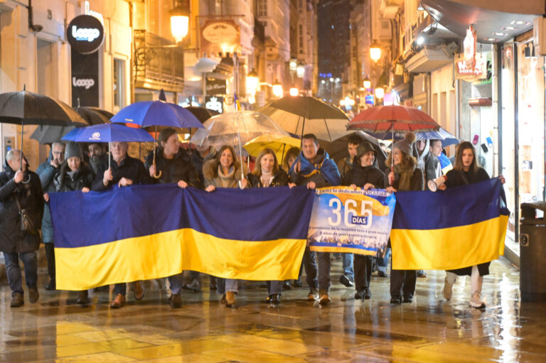 AGA-Ucraína convoca una marcha el sábado en A Coruña en el segundo aniversario de la invasión rusa