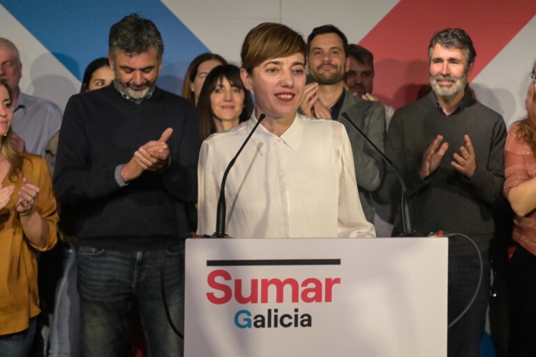 18F.- Sumar naufraga en el voto urbano: sólo supera el 3% en Vigo y Ferrol y logra menos del 1% en Ourense y Lugo