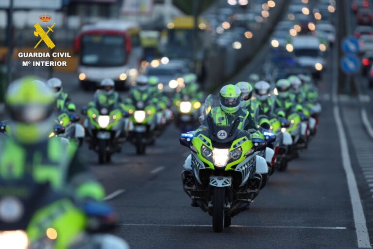 Unos 40 agentes de la Guardia Civil escoltarán a la vuelta ciclista O Gran Camiño, que arranca este jueves en A Coruña