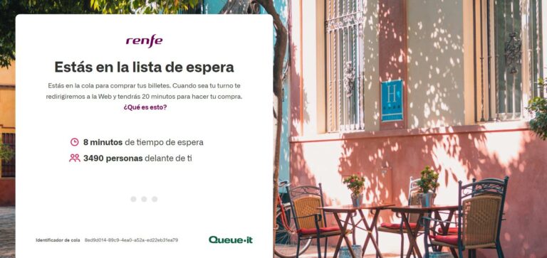 Las colas virtuales en la web de Renfe se mantienen para comprar billetes de tren a 25 euros entre Galicia y Madrid
