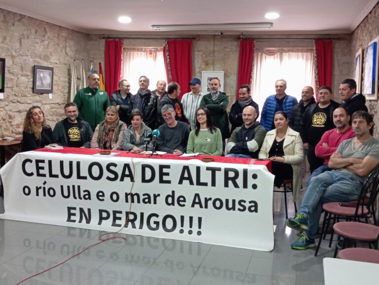 Ulloa Viva ve la instalación de Altri como «un ataque al corazón del interior de Galicia»: «Nos traen la peste»