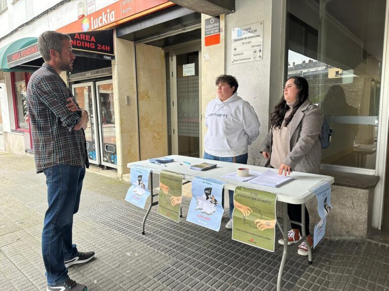 El BNG de Lugo participa en la recogida de alegaciones al proyecto de Altri en Palas de Rei