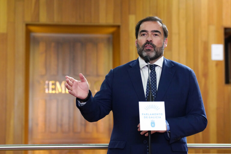 Investidura.- Pazos dice que Rueda trasladó «experiencia y esperanza» y pide a la oposición abandonar la «negatividad»