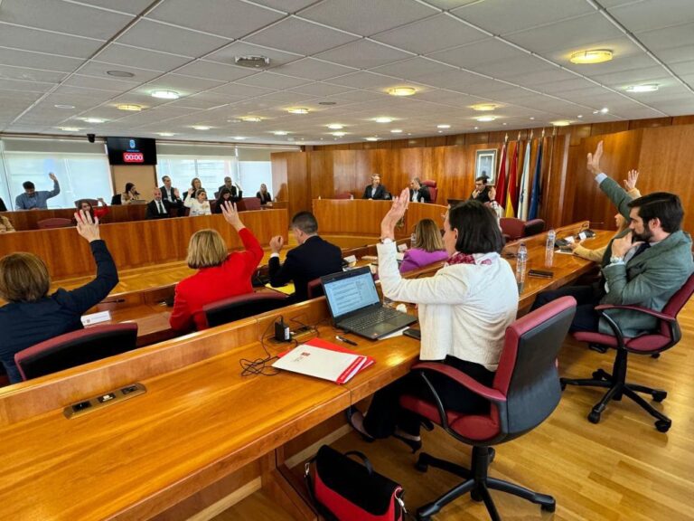 Los socialistas aprueban en el pleno de Vigo una moción para instar a la Xunta a financiar vuelos desde Peinador