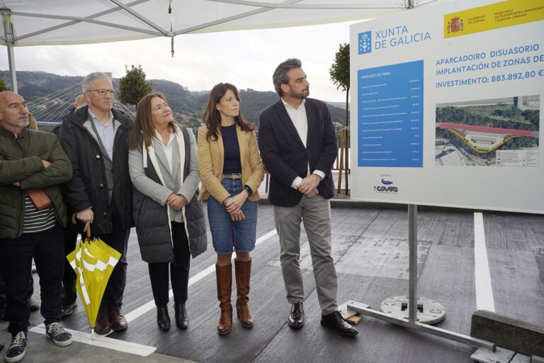 En servicio el nuevo aparcamiento disuasorio de Domaio, en Moaña (Pontevedra), con 75 plazas de estacionamiento