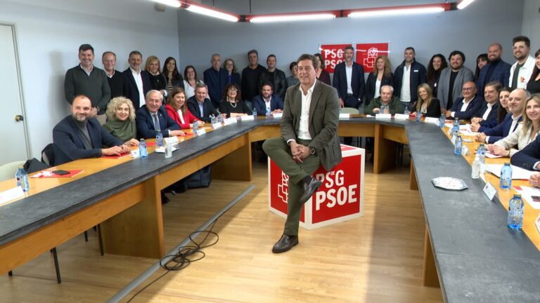 Besteiro marca como metas de la nueva ejecutiva del PSdeG poner el foco en la economía y hacer que Galicia gane «peso»