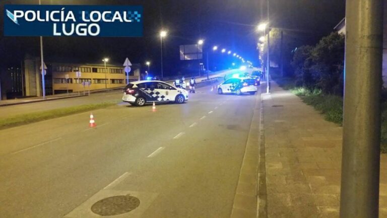 Denunciado en Lugo un conductor que quintuplicaba la tasa máxima de alcoholemia permitida