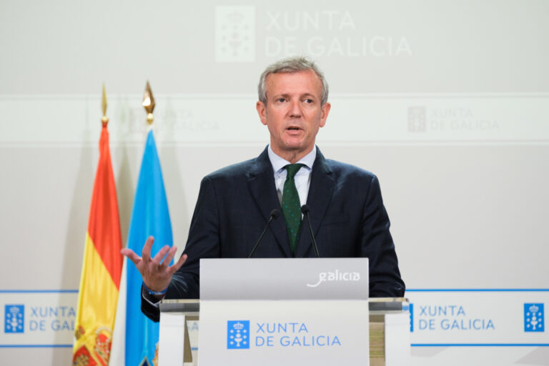 Rueda trasladará este martes al rey Felipe VI que Galicia «se encuentra cómoda» en el marco constitucional