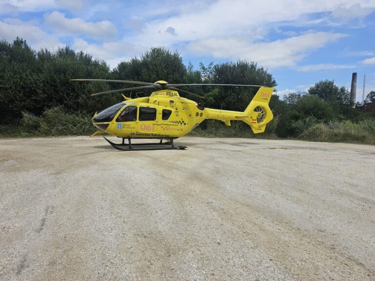 Personal del 061 denuncia que el helicóptero con base en Santiago estará inoperativo tres horas al día hasta el martes