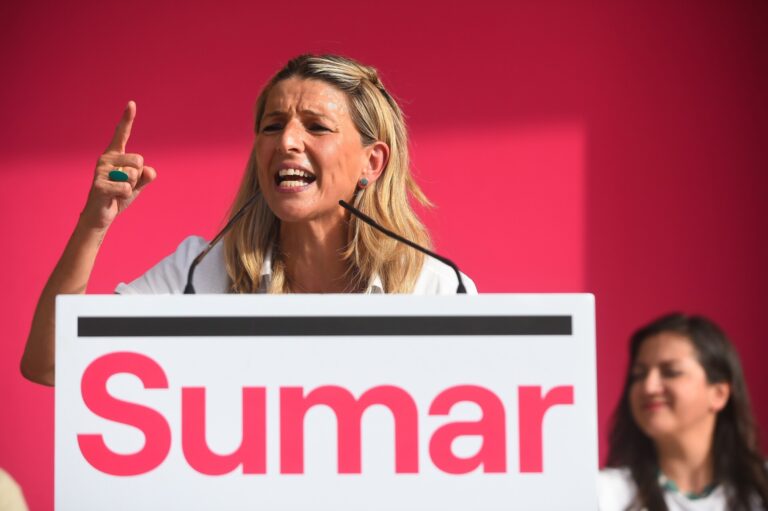 9J.- Yolanda Díaz anuncia su dimisión como líder de Sumar tras el varapalo de las elecciones europeas
