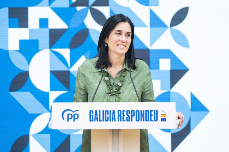 Prado reivindica de nuevo, tras la protesta contra Altri en Arousa, los resultados del PP en la comarca de Palas