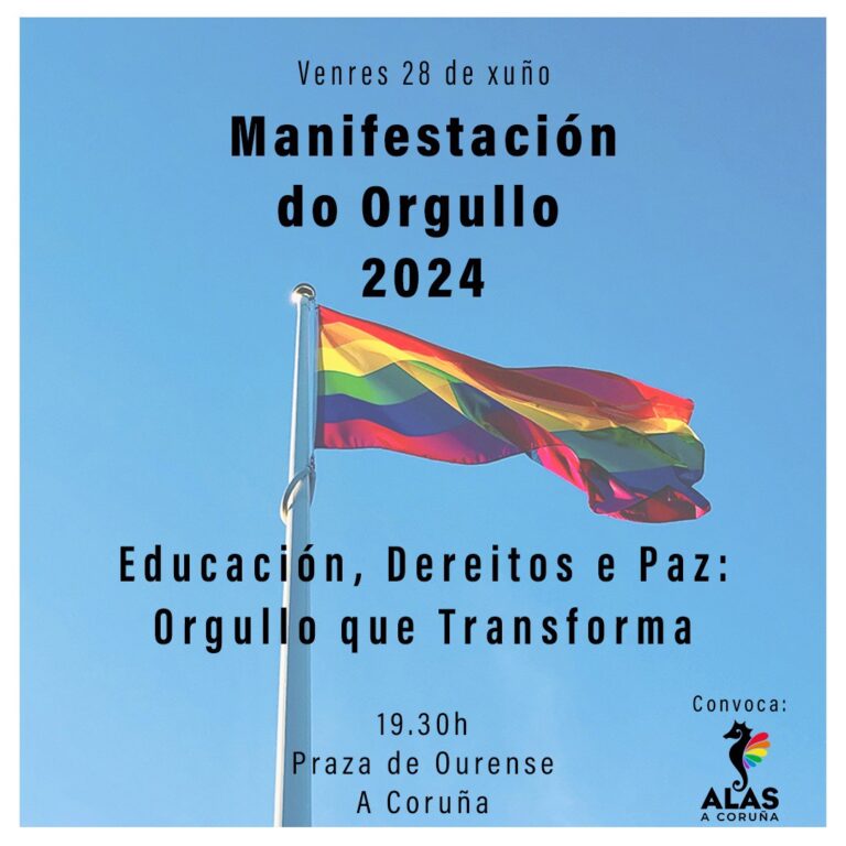 A Coruña celebrará el Orgullo con actividades divulgativas y el primer premio Tomás Fábregas