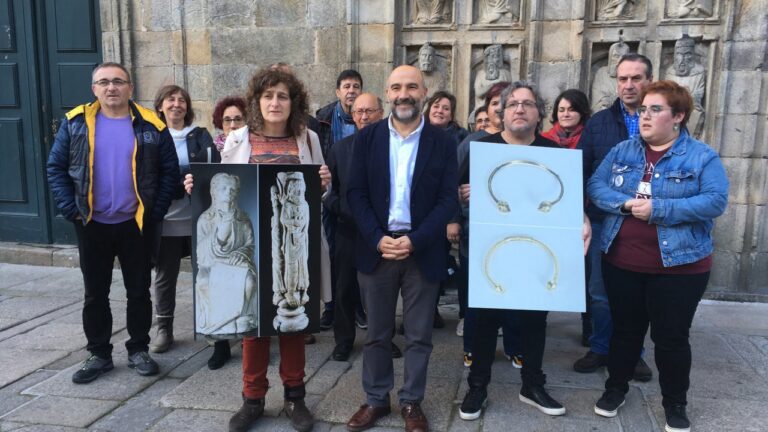 El BNG pide al Gobierno que inicie los trámites para lograr la devolución a Galicia de las columnas de Antealtares