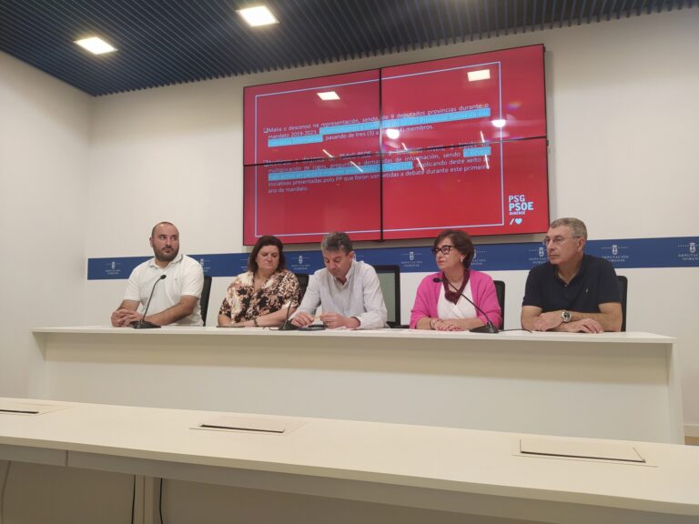 El PSOE de Ourense está «satisfecho» con la «nueva realidad» de la Diputación y reivindica su papel