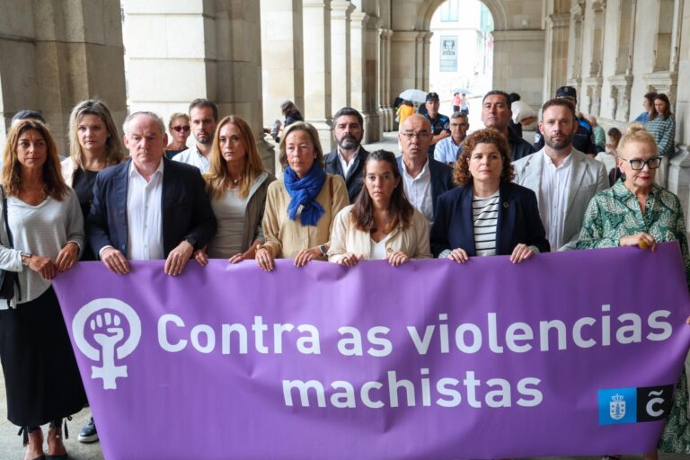 Galicia condena el crimen machista de A Coruña con concentraciones y minutos de silencio