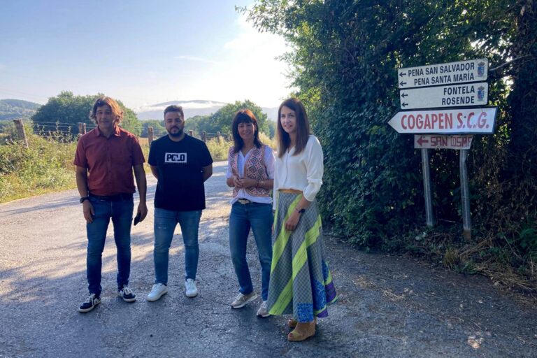 La Xunta acomete mejoras en caminos rurales y vías de zonas parcelarias en Sarria (Lugo)