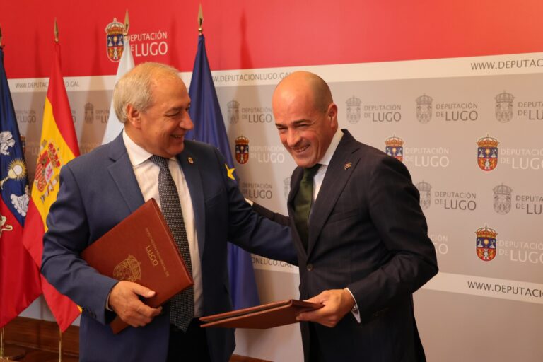 La Diputación de Lugo aporta 40.000 euros a la confederación de empresarios para fortalecer el tejido empresarial