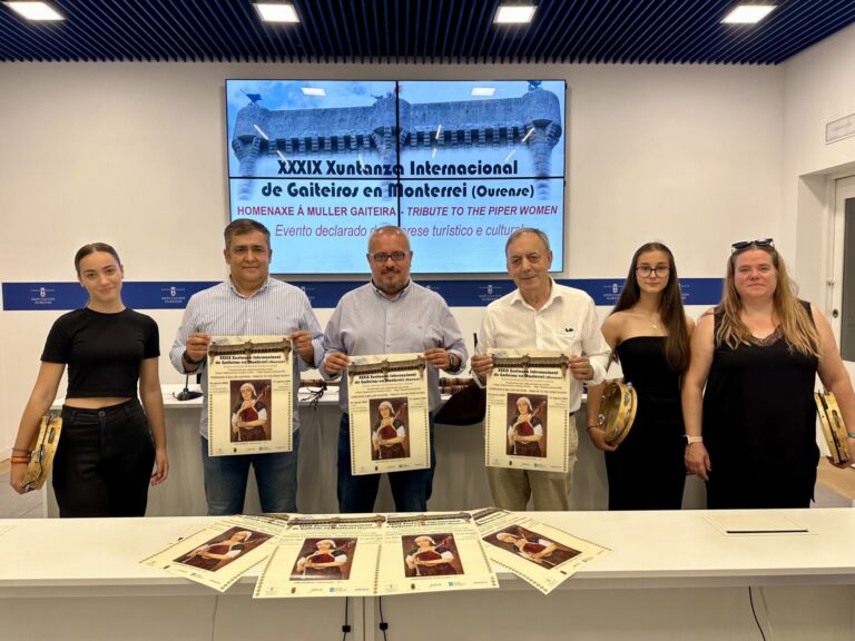 La Xuntanza Internacional de gaiteiros rinde homenaje a la mujer gaiteira en el Castillo de Monterrei