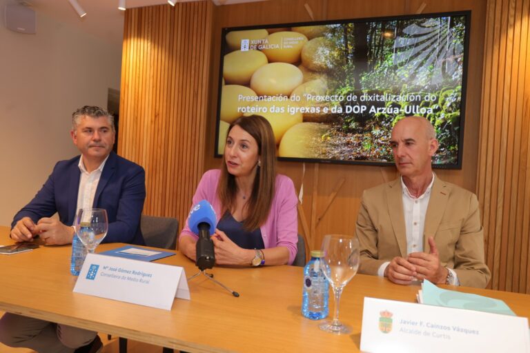 La Xunta promueve la creación de la ruta de las iglesias y de la DOP Arzúa-Ulloa para dinamizar el territorio