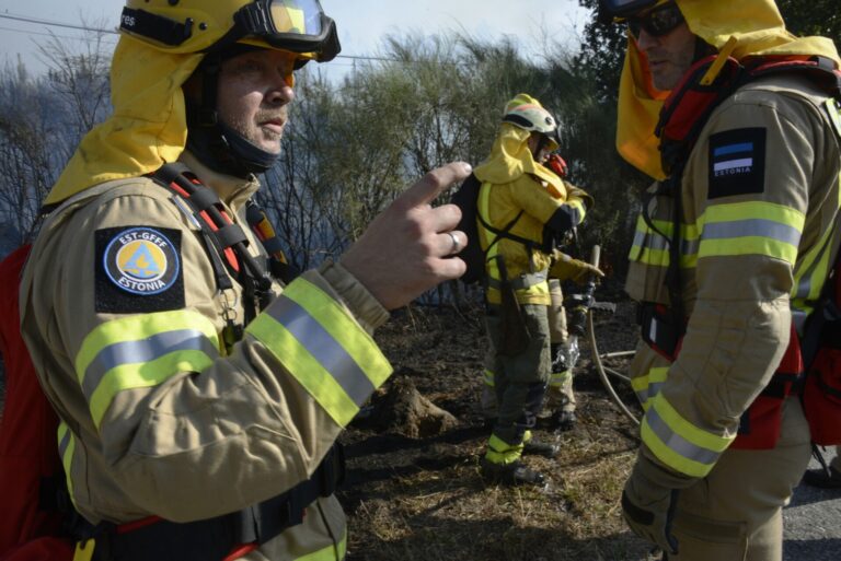 Controlado un incendio forestal en el ayuntamiento pontevedrés de Crecente, con 30 hectáreas afectadas