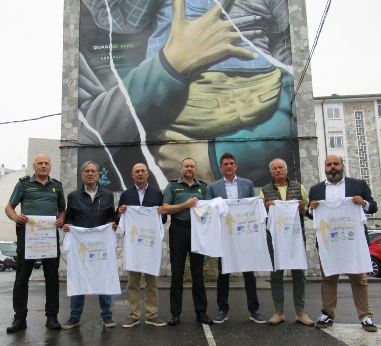 La Guardia Civil y la Asociación del Camino de Santiago de Lugo organizan una ruta solidaria