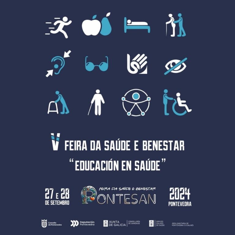 ADOS instalará una mesa informativa este viernes y este sábado en la feria de salud y bienestar ‘Pontesán’ (Pontevedra)