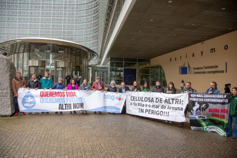 Ulloa Viva y el BNG acusan al PP de impedir el debate de urgencia sobre Altri en la Eurocámara