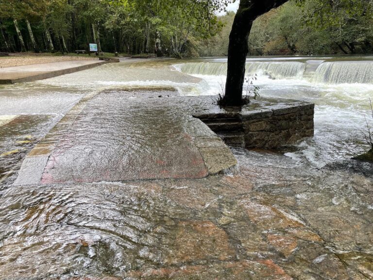 Activado el plan especial ante riesgo de inundaciones por el posible desbordamiento del río Verdugo, en Ponte Caldelas