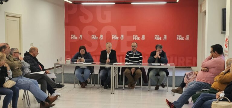 Ratificados los delegados al Congreso del PSOE por Ourense, encabezados por Villarino, Marga Martín y Eladio Santos