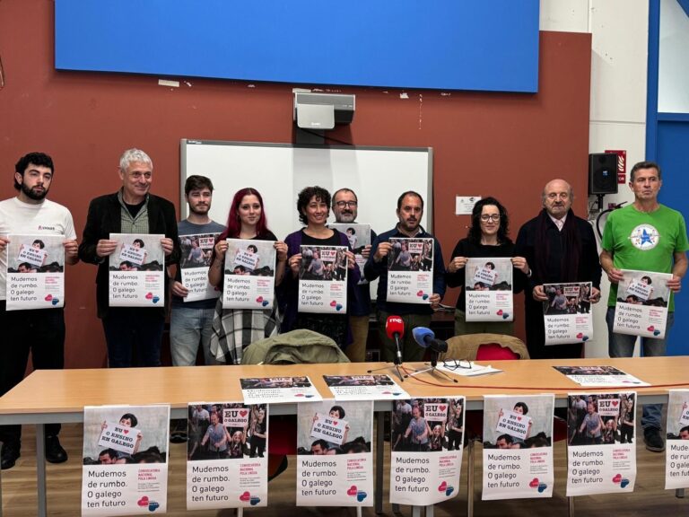 Convocan una manifestación para noviembre en Santiago ante la «situación de emergencia lingüística extrema» del gallego