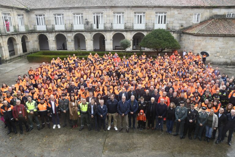 La Xunta destaca la «fortaleza colectiva» del voluntariado de Protección Civil