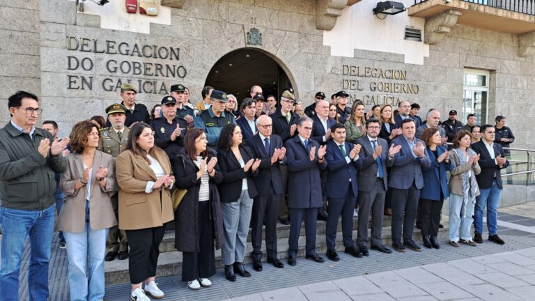 Galicia recuerda a las víctimas de la DANA con un minuto de silencio