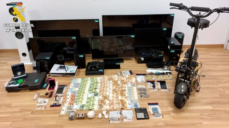 Desarticulado un grupo criminal que distribuía droga en Ordes (A Coruña)