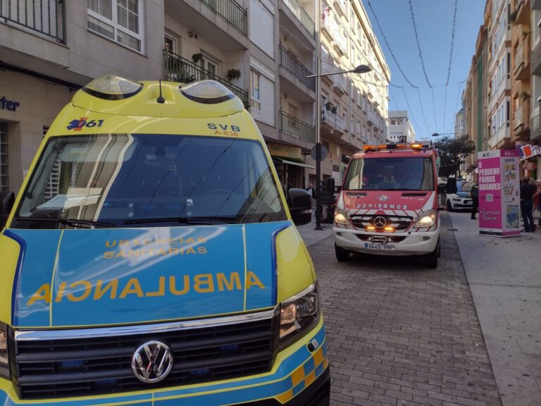 Rescatan a una mujer de 97 años que sufrió una caída en su domicilio en Boiro (A Coruña)