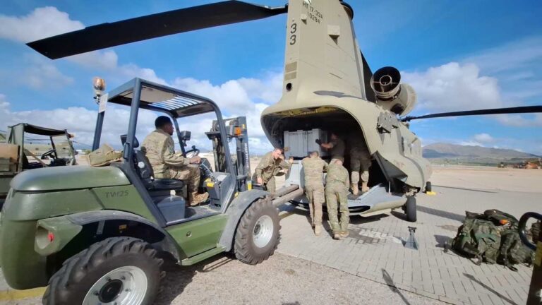 Temporal.- El Ejército de Tierra se moviliza con efectivos de toda España para la recuperación de las zonas afectadas