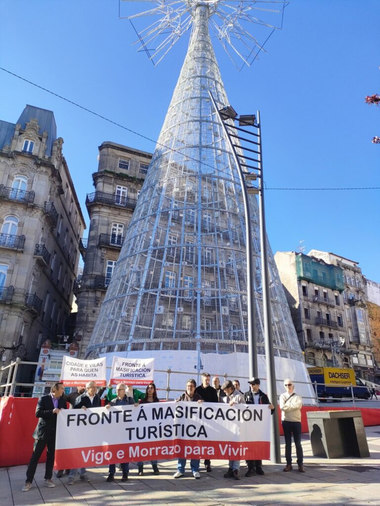 Plataforma contra la Masificación Turística Vigo-O Morrazo pide «actuar ya» ante el impacto negativo del actual modelo